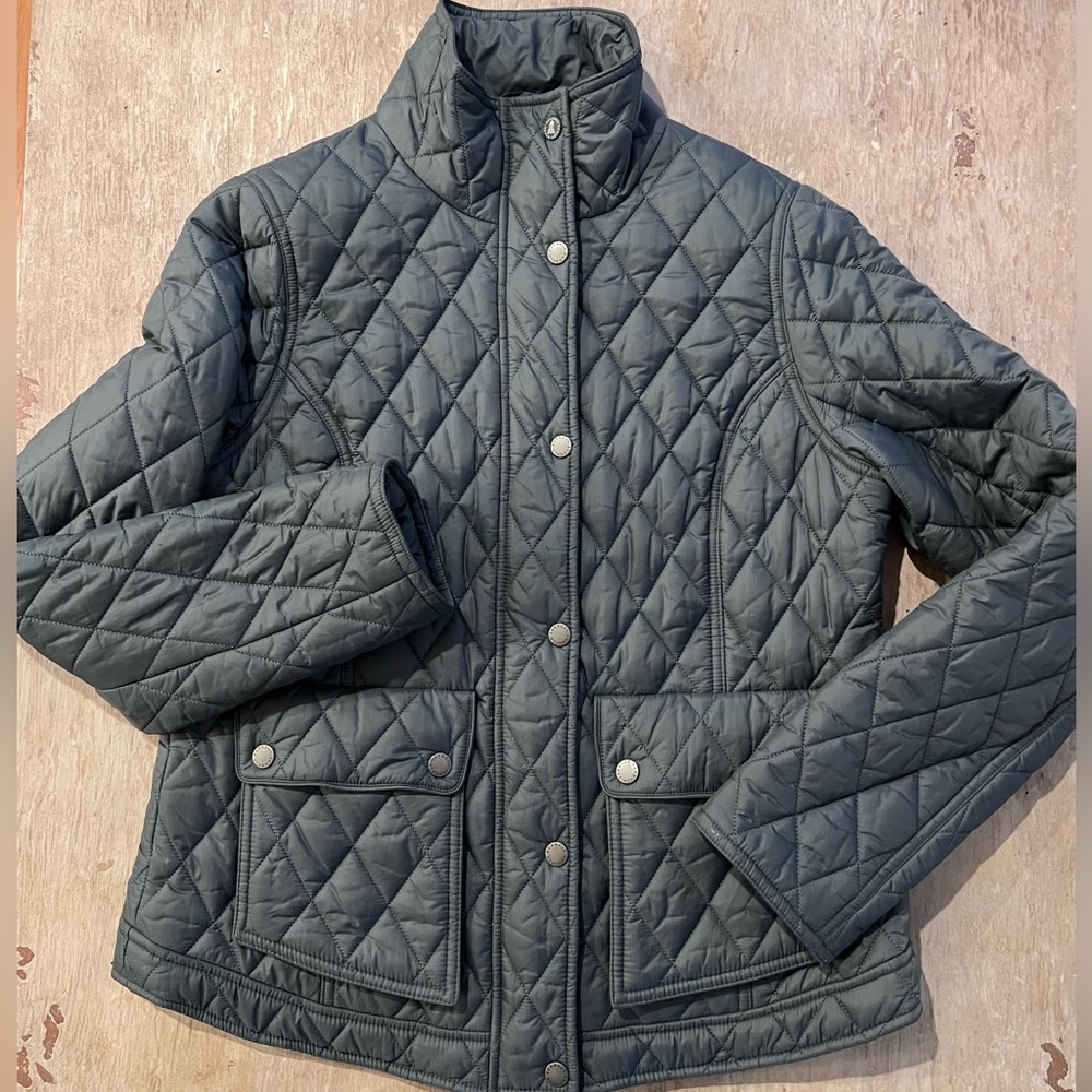 Barbour women’s quilted Fairway coat size 8